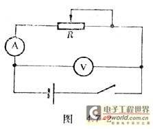 用伏安法测量电阻中电流表的内接和外接