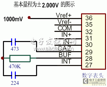 数字电压表ICL7106/7107的应用 