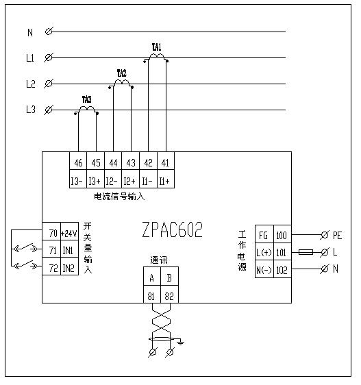ZPAC602端子接线图