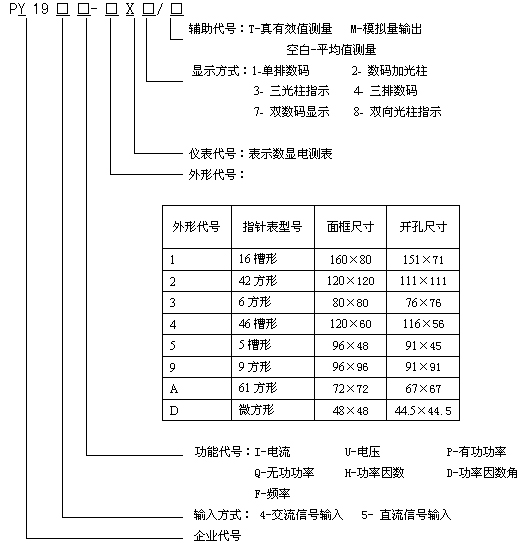 PY194系列	数显电测仪表