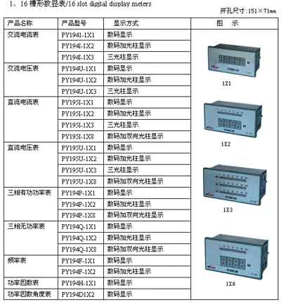 PY194系列数显电测仪表