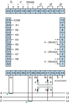 CH2000CA-D接线图 CH2000CA-D接线图