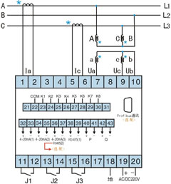CH2000CA-F接线图 CH2000CA-F接线图