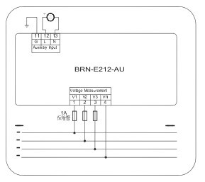 BRN-E212-AU三相数字式电压表