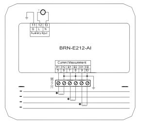 BRN-E212-AI三相数字式电流表
