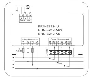 BRN-E212-AIW三相数字式电度表