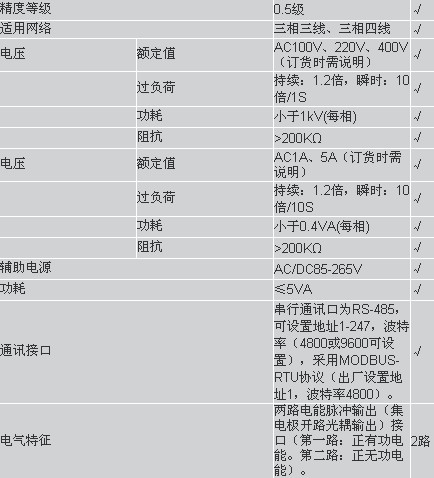 PD211-1M7SA四象限电能多功能智能电表