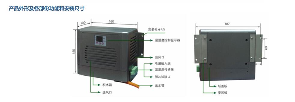 CG2010系列抽湿王密封柜体内部专用的高效节能抽湿装置